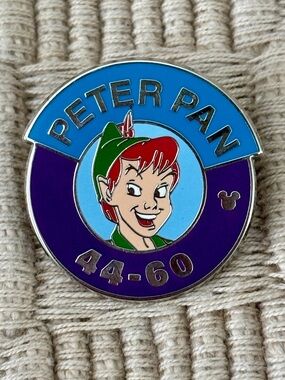 DISNEY 2014 Peter Pan Magic Kingdom Heroes Parking Lot Sign Pin